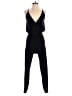 Go Couture Solid Black Jumpsuit Size S - photo 1