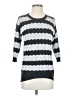 Leo & Nicole Chevron-herringbone Gray Pullover Sweater Size S - photo 1