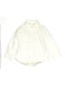 Zara Solid Ivory Long Sleeve Button-Down Shirt Size 8 - photo 1