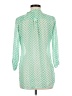 Xtaren Chevron-herringbone Green 3/4 Sleeve Blouse One size - photo 2