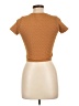 Forever 21 Brown Short Sleeve Top Size L - photo 2