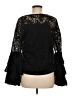 Solitaire Black 3/4 Sleeve Blouse Size M - photo 2