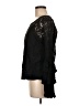 Solitaire Black 3/4 Sleeve Blouse Size M - photo 5