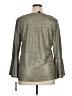 Zac & Rachel Metallic Gray 3/4 Sleeve Top Size XL - photo 2
