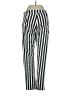 Lulus Stripes Silver Black Casual Pants Size S - photo 2