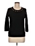 Ellen Tracy 100% Cashmere Black Cashmere Pullover Sweater Size M - photo 1