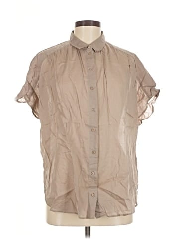 Closed Short Sleeve Button-Down Shirt (view 1)