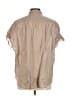 Closed Tan Gray Short Sleeve Button-Down Shirt Size M - photo 2