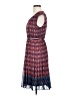 Halogen 100% Polyester Chevron-herringbone Burgundy Casual Dress Size 4 (petite) - photo 5