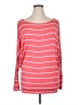 White Birch Pink Long Sleeve Top Size XL - photo 1