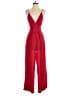 Fashion Nova Solid Red Jumpsuit Size S - photo 1