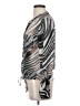 Zac & Rachel 100% Polyester Animal Print Silver Long Sleeve Blouse Size S - photo 5