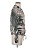 Zac & Rachel 100% Polyester Animal Print Silver Long Sleeve Blouse Size S - photo 4