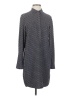 Lila Rose Chevron-herringbone Gray Casual Dress Size S - photo 1