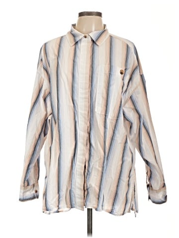 Worthington Long Sleeve Button-Down Shirt (view 1)