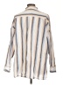 Worthington 100% Cotton Stripes Ivory Long Sleeve Button-Down Shirt Size L - photo 2