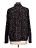 CAbi 100% Polyester Print Black Long Sleeve Blouse Size L - photo 2