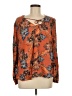 Old Navy Orange Long Sleeve Blouse Size M - photo 1