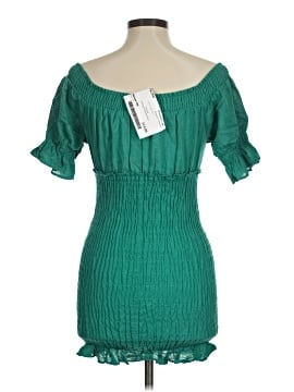 green emerald velvet dress Tropical Leaves Katia Scrunch Maxi Dress Green from Luxxel Exclusive L