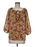 Ann Taylor LOFT 100% Polyester Gold 3/4 Sleeve Blouse Size M - photo 1