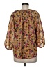 Ann Taylor LOFT 100% Polyester Gold 3/4 Sleeve Blouse Size M - photo 2