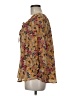 Ann Taylor LOFT 100% Polyester Gold 3/4 Sleeve Blouse Size M - photo 5