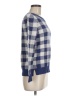 Ann Taylor LOFT Outlet 100% Cotton Checkered-gingham Blue Pullover Sweater Size M - photo 4