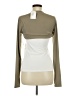 Mono b Ivory Tan Long Sleeve Top Size M - photo 2