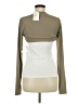 Mono b Ivory Tan Long Sleeve Top Size M - photo 2