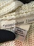 suspicious lines 100% Acrylic Ivory Turtleneck Sweater Size S - photo 7