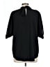 Angashion 100% Polyester Black 3/4 Sleeve Blouse Size L - photo 2