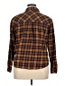 Volcom 100% Cotton Plaid Brown Long Sleeve Button-Down Shirt Size XL - photo 2