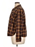 Volcom 100% Cotton Plaid Brown Long Sleeve Button-Down Shirt Size XL - photo 5