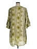 Cure 100% Polyester Green 3/4 Sleeve Blouse Size 1XL - photo 2