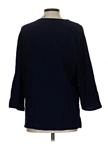 C.D. Petites 3/4 Sleeve Blouse (view 2)