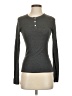 Zara Gray Long Sleeve Top Size S - photo 1