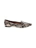 REPORT Animal Print Ivory Tan Flats Size 6 1/2 (X-wide) - photo 1