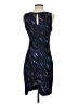 Milly Graphic Blue Cocktail Dress Size 2 - photo 2