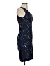 Milly Graphic Blue Cocktail Dress Size 2 - photo 4