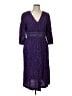 Monsoon 100% Viscose Polka Dots Blue Casual Dress Size 12 - photo 1