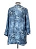 Soft Surroundings 100% Polyester Blue 3/4 Sleeve Blouse Size S - photo 2