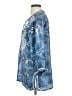 Soft Surroundings 100% Polyester Blue 3/4 Sleeve Blouse Size S - photo 5