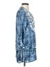Soft Surroundings 100% Polyester Blue 3/4 Sleeve Blouse Size S - photo 4