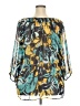 St. John's Bay Teal 3/4 Sleeve Blouse Size 3X - photo 2