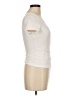 Shein Ivory Short Sleeve T-Shirt Size 6 - photo 4