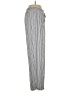 AGB 100% Rayon Stripes Silver Blue Casual Pants Size S - photo 4