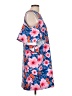 Mud Pie Print Blue Cocktail Dress Size L - photo 4