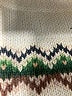 Unbranded Argyle Ivory Pullover Sweater Size XL (estimated) - photo 7