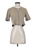 Splendid Gray Short Sleeve Top Size XS - photo 1