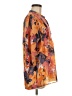 Bellatrix 100% Polyester Orange 3/4 Sleeve Blouse Size M - photo 4
